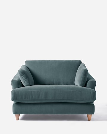 Joanna Hope Tilly Chenille Snuggler Chair