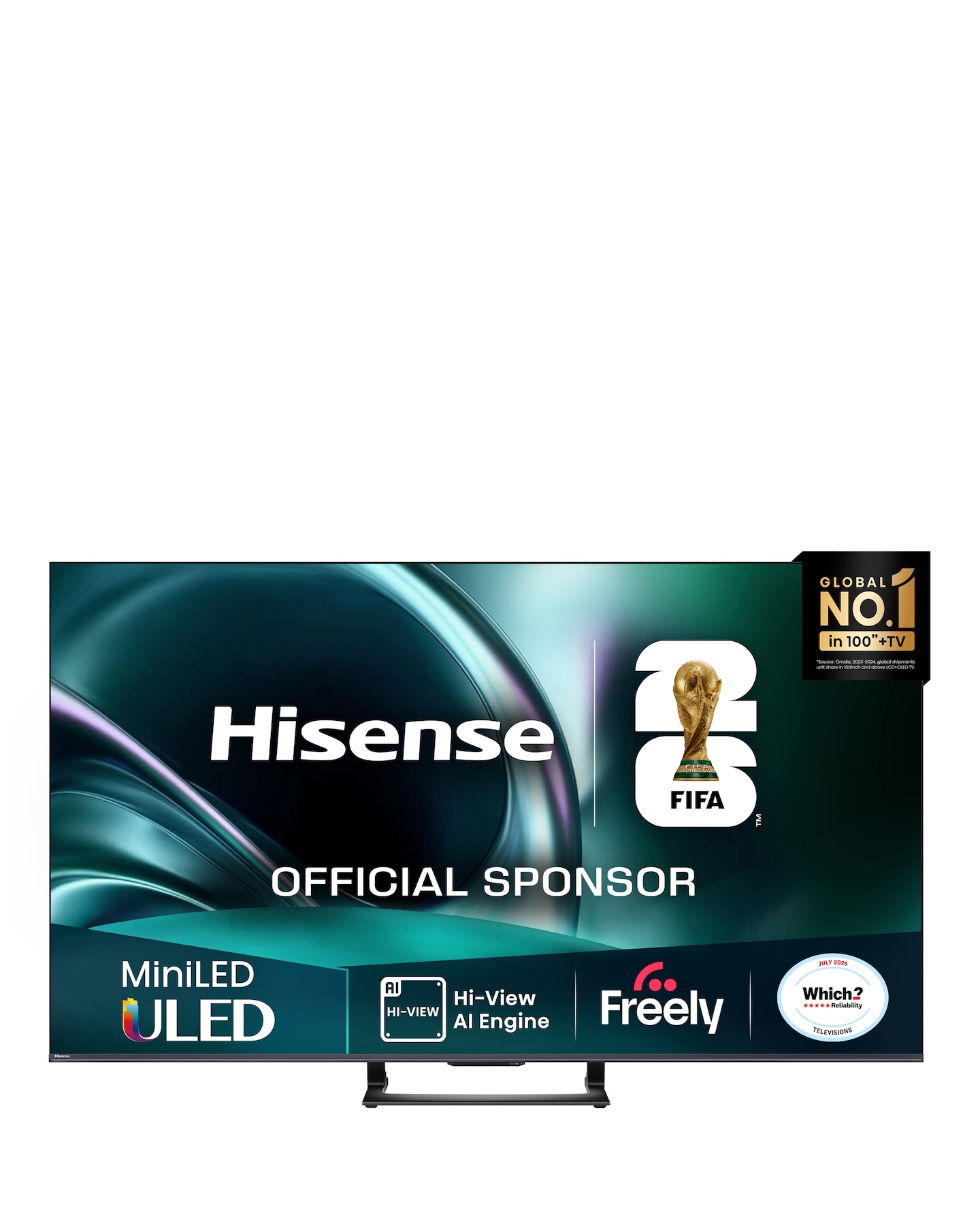 Hisense 50U7QTUK 50in Mini-LED 4K Ultra HD HDR Smart TV
