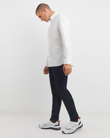 Tommy Hilfiger Long Sleeve Classic Flex Poplin White Shirt