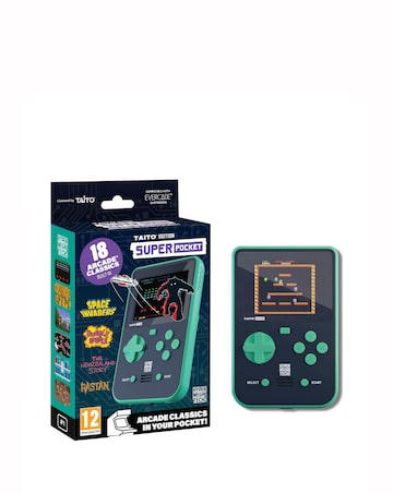 Hyper Mega Tech Taito Edition Super Pocket Retro Handheld Gaming Console