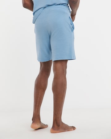BOSS Rib Lounge Short - Light Blue