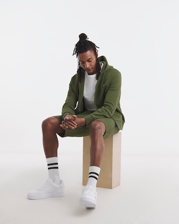 Polo Ralph Lauren Double Knit Zip Through Hoodie - Olive