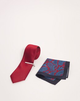 Tie, Pin &amp; Pocket Square Set