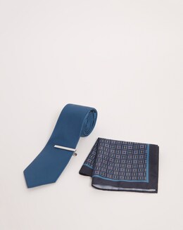 Tie, Pin &amp; Pocket Square Set