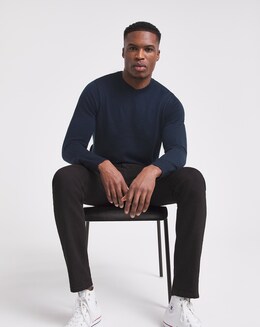 Merino Wool V Neck Sweater