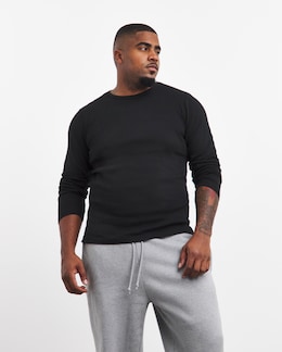 Black Thermal Long Sleeve T-Shirt