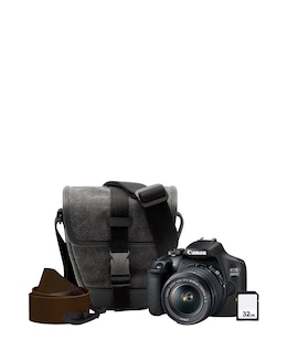 Canon EOS 2000D DSLR Camera Kit - 18-55mm IS Lens, 32GB Card, Bag &amp; Neck Strap