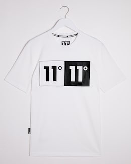 11 Degrees Box Graphic Short Sleeve T-Shirt