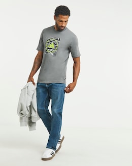 adidas Camo Box T-Shirt - Image