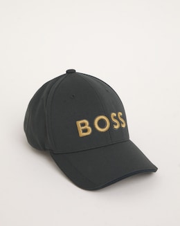 BOSS Bold Logo Cap Charcoal