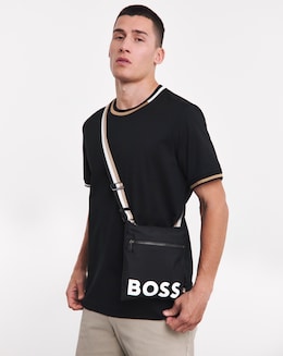BOSS Tipped Crew Neck Black T-shirt