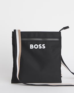 BOSS Black Catch Logo Envelope Bag