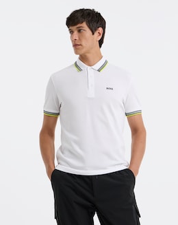 BOSS Classic Short Sleeve Paddy Polo - White