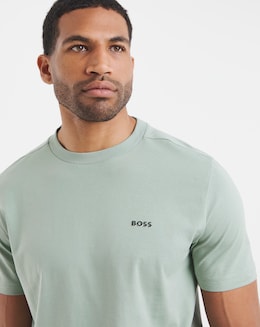 BOSS Short Sleeve Chest Logo T-Shirt - Sage