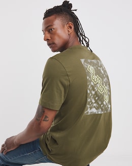 BOSS Short Sleeve Back Graphic T-Shirt - Dark Green