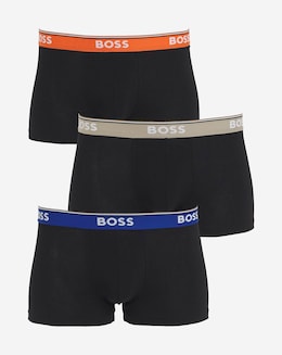 BOSS 3 Pack Power Waistband Trunk - Black