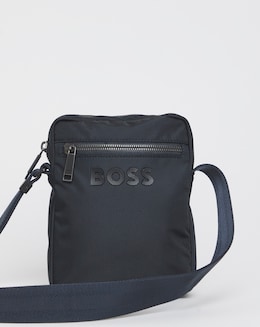 BOSS Catch Cross Body Reporter Bag - Navy