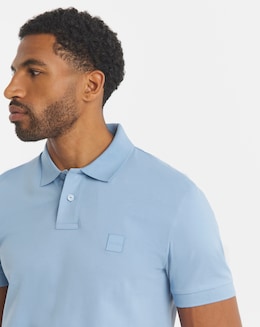 BOSS Classic Short Sleeve Slim Fit Passenger Polo - Blue