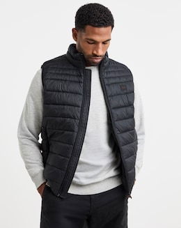 BOSS Light Weight Padded Gilet - Black