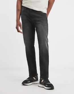 BOSS Move Stretch Straight Jean - Black