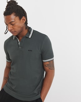 BOSS Classic Short Sleeve Paddy Polo - Dark Grey
