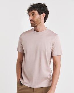 Folio Premium 100% Supima Mercerised T-Shirt- Pastel Pink
