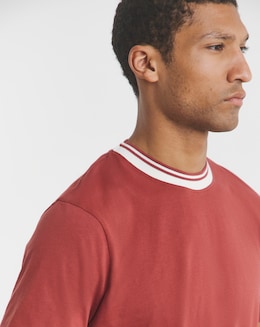 Ringer T-Shirt- Red