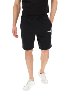 PUMA Black Essential Sweat Shorts