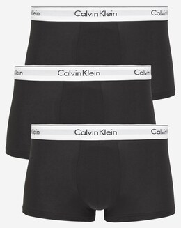 Calvin Klein Black 3 Pack Modern Cotton Trunk