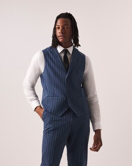 Joe Browns Striped Cotton Linen Waistcoat