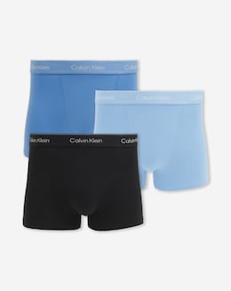 Calvin Klein 3 Pack Icon Cotton Stretch Trunk - Blue Multi