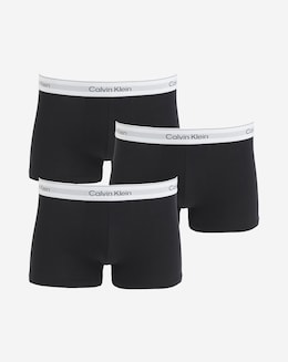 Calvin Klein 3 Pack Icon Cotton Stretch Trunk - Black