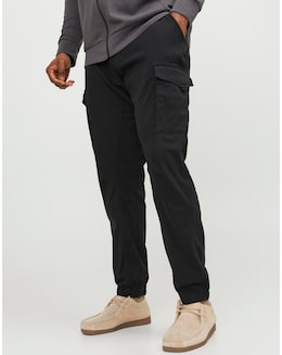 Jack &amp; Jones Black Paul Cargo Trouser