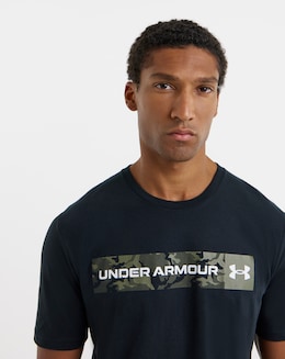 Under Armour Camo Chest Stripe T-Shirt - Image