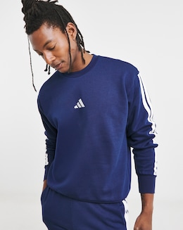 adidas 3 Stripes Fleece Sweatshirt