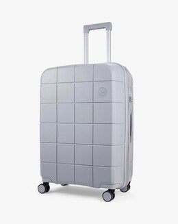 Rock Pixel Grey Medium Suitcase