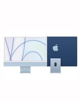 Apple iMac (M1, 2021) 24 inch Retina 4.5K, 8-core CPU, 8-core GPU, 256GB - Blue
