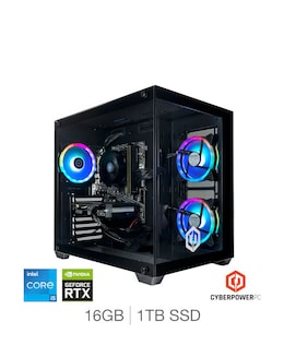 CyberPowerPC Ark Gaming PC Core i5-14400F RTX 5060 16GB RAM 1TB NVMe SSD