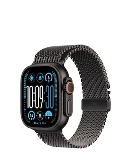 Apple Watch Ultra 2 GPS/Cellular 49mm Black Titanium Case, Milanese Loop - M