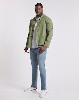 Jack &amp; Jones Slim Tapered Fit Glenn Jeans in Light Blue