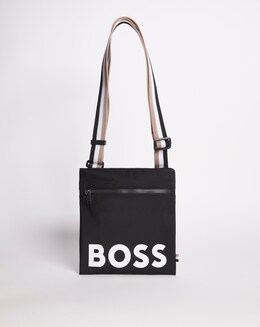 BOSS Black Stripe Logo Envelope Bag