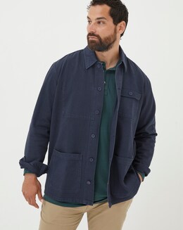 FatFace Navy Worker Jacket