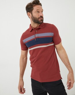 Fatface short sleeve pique polo