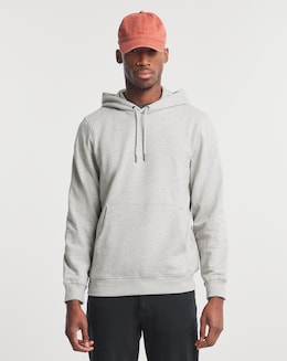 Grey Marl Overhead Hoodie Long