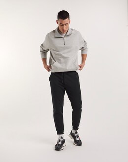 Black Cuffed Joggers