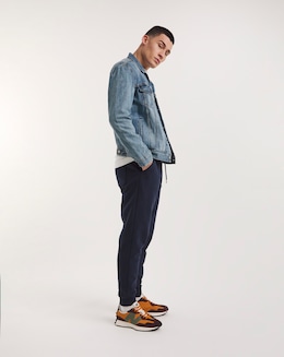 Navy Cuffed Joggers