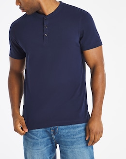 Grandad Neck T-shirt Long