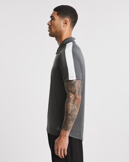 Jacamo Active Grey/White Golf Polo
