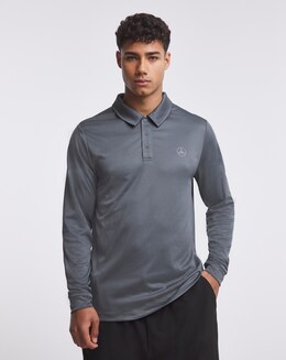 Jacamo Active Long Sleeve Polo
