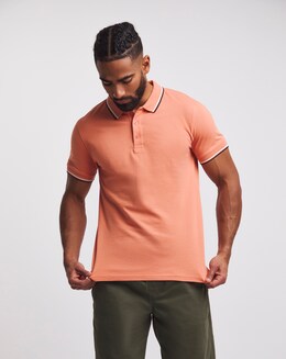 Tipped Pique Polo Long